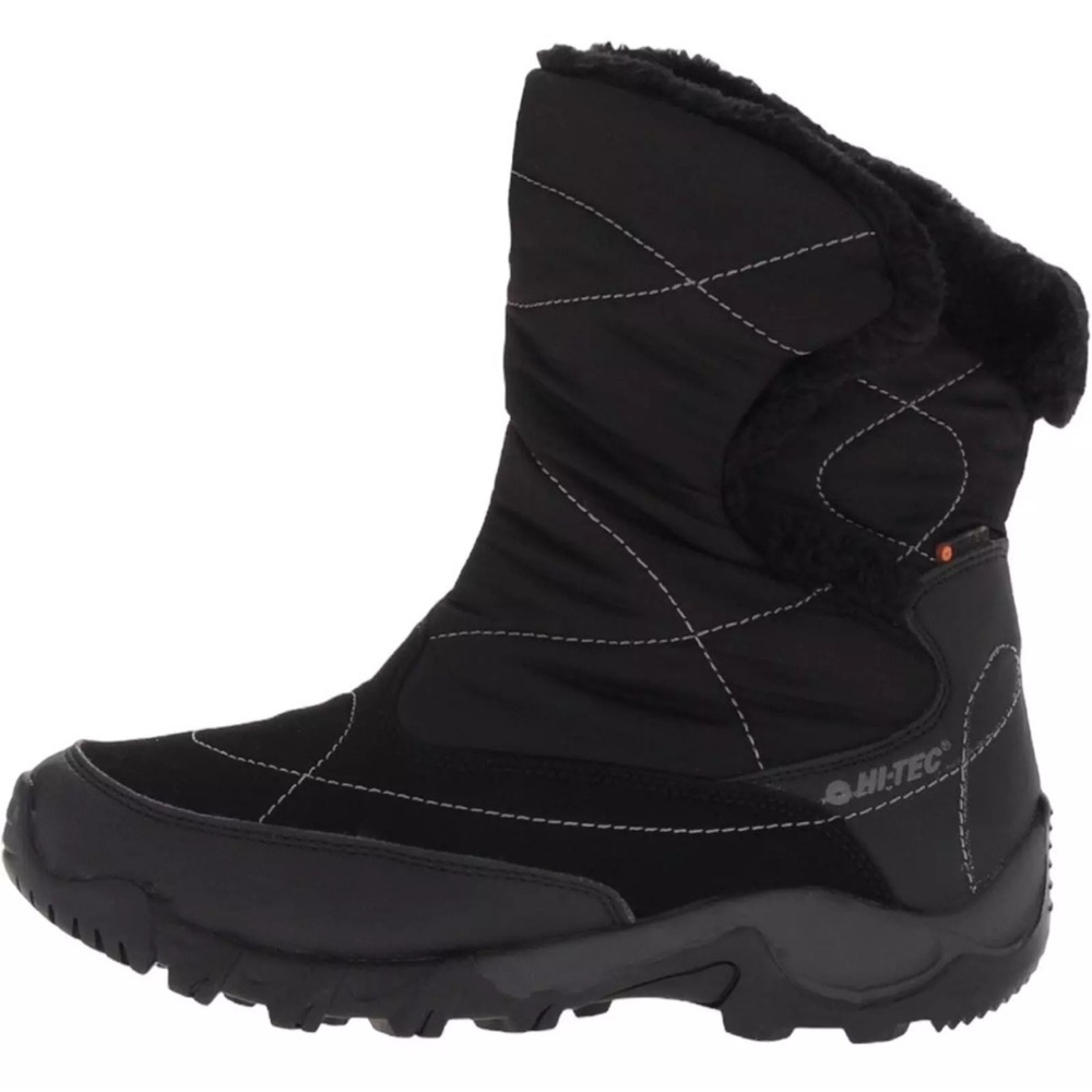 Hi-Tec‎ HS13G Women's Sz 6 Black/Charcoal Abisko 200 WP WOS Faux Fur Lined Boots